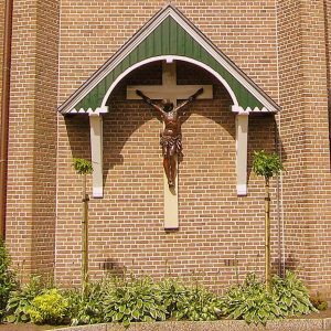 87. Landkruis bij kerk aan de Langeveenseweg in Geesteren